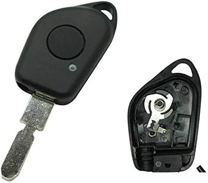 Coque Plip Clé Pour Peugeot Un Bouton 106 205 206 306 405 406 + 1 Switch + Pile - 7