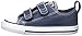 Converse Boys' Chuck Taylor All Star 2V Low Top Sneaker, Navy/White, 9 M US Toddler