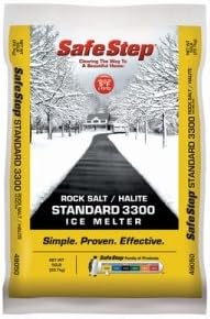 Safe Step Rock Salt/Halite Standard 3300 Ice Melter - 50 lbs.