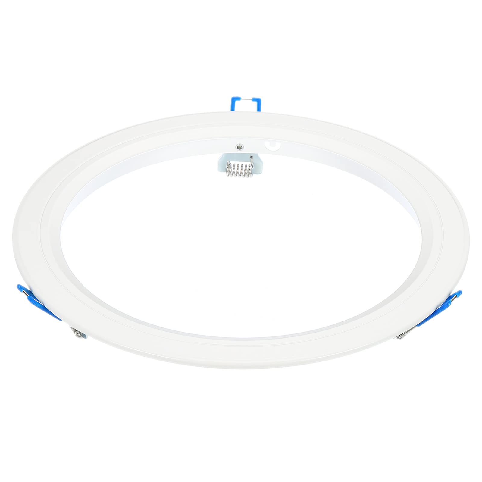 PATIKIL 7.3" Inner Dia. Light Trim Ring, Aluminum Alloy Circular Light Cover Lighting Fixture for Ceiling Wall Recessed Can Downlights, White
