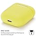 Compatible Airpods Case, Protective Ultra-Thin Soft Silicone Shockproof Non-Slip Protection Accessories Cover Case for Apple Airpods 2 & 1 Charging Case - Yellow