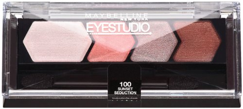 Maybelline New York Eye Studio Color Plush Silk Eyeshadow, Sunset Seduction 100, 0.09 Ounce