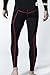 TM-P16-BKRZ_Large j-ALX Tesla Men's Cool Dry Compression Baselayer Pants Leggings Tights P16