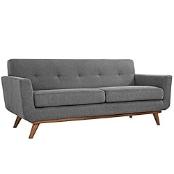 Modway Engage Mid-Century Modern Upholstered Fabric