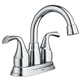 Moen Chrome Idora Two-Handle Centerset Bathroom