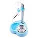 Super Design Multifunctional Automatic Feeders Dispenser - Portion Control Water Dispenser Bowl for Dogs & Cats, Mess Free, No More Dripping Beard Light Blue