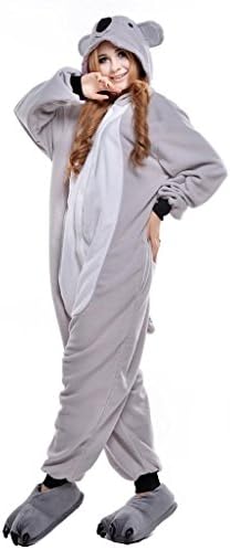 VIGEROUS Adult Spring Costume Kigurumi Animal Onesie Halloween Costume Pajamas XL Koala