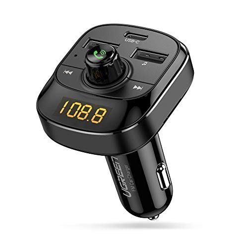 Ugreen Car Charger Adapter With Bluetooth UGREEN Car Bluetooth FM