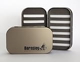 Barnsley Aluminum Slotted Foam Fly Box - Gunmetal
