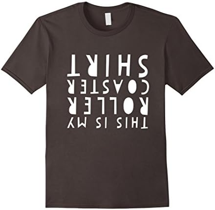 Men's This Is My Roller Coaster Shirt T-Shirt Large Asphalt