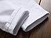 Men's White Ripped Elastic Skinny Straight Cut Slim Fit Jeans with Zipper  White  W36
