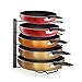 Simple Trending Pan and Pot  Lid Organizer Rack Holder, Kitchen Counter and Cabinet Organizer, Bronze