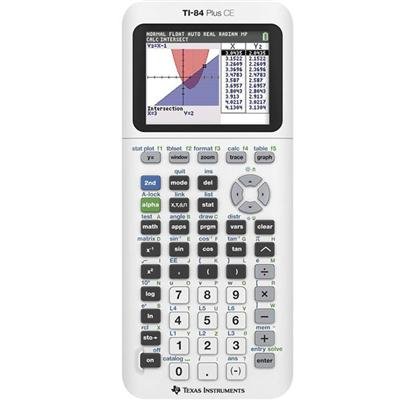TEXAS-INSTRUMENTS-TI-84-PLUS-CE-SILVER-EDITION-DUMMIES-INCLUDED-WHITE