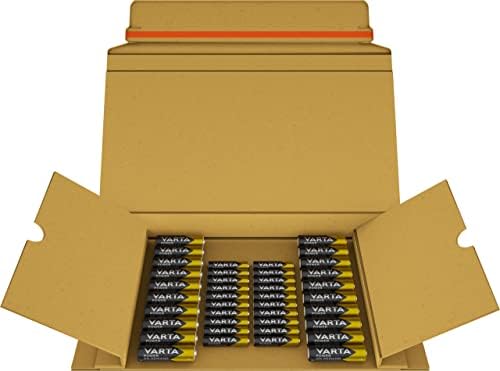 Batterie 20x AA & 20x AAA, confezione da 40, pile Mix Pack, Power on Demand, Alcaline, pacco di stoccaggio in confezione ecologica, Made in Germany [Esclusivo su Amazon]