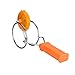 Magnetic Gyro Wheel Light-Up Yoyo Rail Twirler Musical Rainbow Spinning Toy, Orange