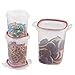 Rubbermaid Lock-Its Food Storage Containers with Easy Find Lids, 3-Piece Set