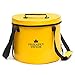 The Friendly Swede Collapsible Bucket with Lid, Folding Bucket for Camping, Travel & Gardening, Portable Water Bucket w/a Handy Tool Mesh Pocket, Collapsible Water Container, Camping Water Container