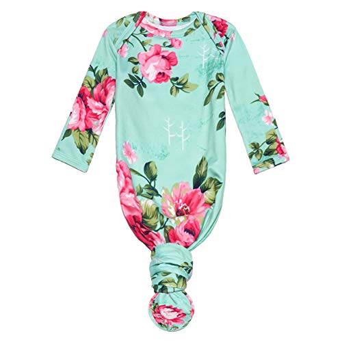 Posh Peanut Baby Soft Gown for Girls Viscose from Bamboo Infant