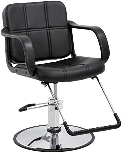 Barber Chair Salon Chair Styling Chair Heavy Duty Beauty Salon Barber Swivel Chairs Hydraulic Pump Profession Shampoo Hair Cutting Chairs Salon Equipment