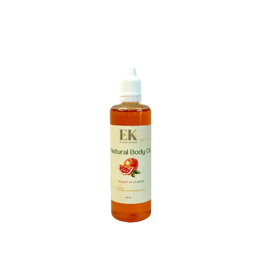 Grapefruit+Lemon All-Natural Body Oil – Nourishes, Hydrates & Revitalizes the Skin