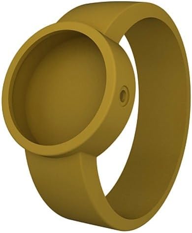 Moss Green O Clock Rubber Watch Strap by Fullspot - Medium