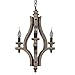 DOCHEER Vintage Rustic Wooden Chandelier Farmhouse 3-Light Wood Chandeliers Ceiling Pendant Lighting Fixture for Kitchen Island, Dining Room, Foyer, Entryway, Bedrooms.