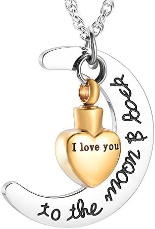 shajwoRose Flower Urn Necklace Cremation Jewelry for Ashes for Women Girls Urn Keepsake Pendant Human Pet Memorial Locket Holder