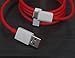 OnePlus 6 Dash Type C Cable For 5/5T/3/3T, Dash Charge USB C Cable Dash Cable (5V/4A) Red