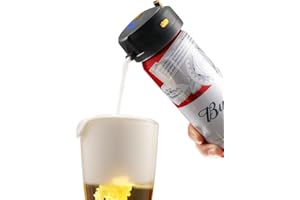 Can Beer Foam Maker - Awesome Compact Gift for Beer Lover, Thanksgiving & Christmas. Turn Basic Bottled Beer into a Delicious