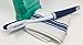 Clean Piggies Dirty Cubicle Grime Slicer Tile Brush with Handle Heavy Duty, Mini, Corner Best for Scrubbing & Cleaning Grout, Ceramic, Stone, Tiles, Joints - Bath, Tub, Pool, Shower, Wall, Floor