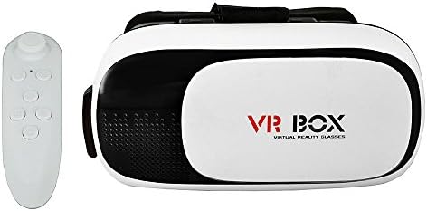 Globalvr NEWEST VERSION VRBOX 2nd BIG LENS Virtual Reality Headset 3D Video Movie Game Glasses +Remote Controller For 3.5"-6" IOS Android Smartphones iPhone 6/6plus 5/5S Samsung Galaxy S6/Edge