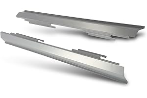 GRAND ORANGE Outer Rocker Panels Pair Compatible with Ford F150 4-Door Crew Cab 2009-2014, Left Driver and Right Passenger Side Slip-on Outer Rocker Panel