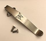 Matte Black Titanium Deep Pocket Clip for Benchmade Osborne 940 940-1 940-2 943 Knife