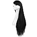 Rbenxia 32'' Women's Cosplay Wig Hair Wig Long Straight Costume Party Full Wigs Black