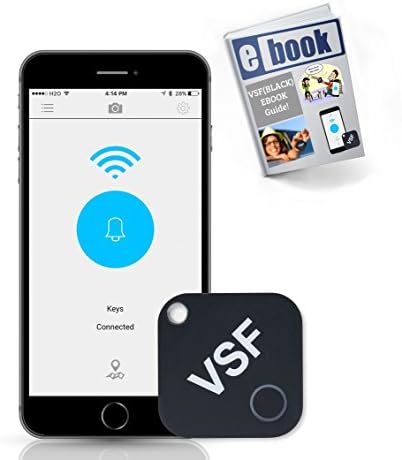 Key Finder By Great Vibez, Cell Phone Locator, Dog Tracker,TV Remote &amp; Car Finder Includes FREE How-To Ebook, Replaceable Battery &amp; Bonus Tripod, Your Time is Valuable - Let's Keep It That Way
