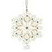 Lenox Christmas 2016 Annual Gemmed Snowflake Ornament Green Stones Gold