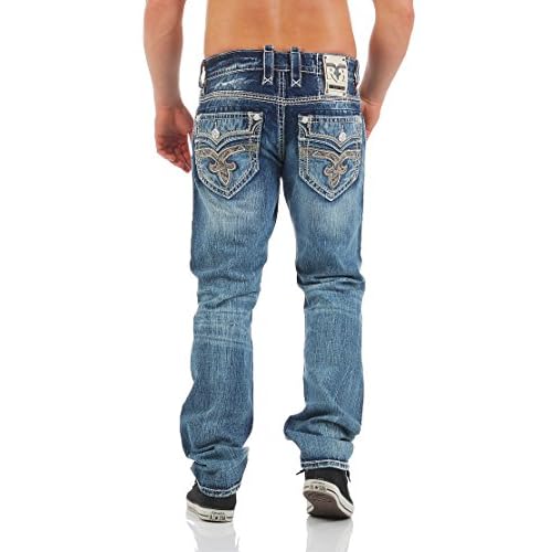 Rock Revival Pantalones Vaqueros De Hombre Clem J200 Outlet
