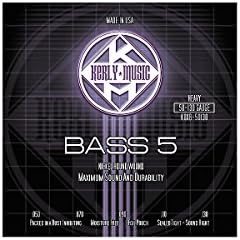 Kerly Music 5-String Bass Guitar Strings - Heavy Nickel Plated