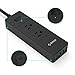 ORICO Surge Protector Power Strip, 2-Outlet Surge Protector Power Strip with 5Ft Power Cord 1700J with 4 USB Charger Ports - Charges Phones,Tablets, Home and Office - Black