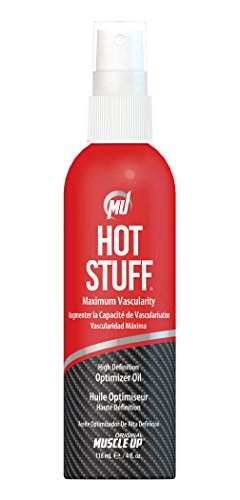 Hot Stuff Maximum Vascularity High Definition Optimizer Posing Oil (4 fl. oz.) Pro Tan by Original Muscle Up