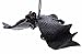 KEFAN Rubber Bats Halloween Hanging Bats Flying Bats Halloween Decoration Realistic Spooky Bats 12 Pack, 2 Sizes