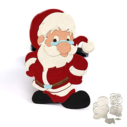 Metal Cutting Dies in Die Cut Machine for Scrapbooking Card Making (Santa) - Thumbnail 4
