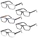 GAMMA RAY READERS Multiple Pairs(pack of 5) of Stylish Readers with Quality Spring Hinge Reading Glasses,1.50x,GR R5C-899