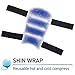 TheraPearl Reusable Shin Wraps, Reusable Hot Cold Therapy with Gel Beads, Two Packs for Shin Splints, Best Ice Pack for Runners, Flexible Hot and Cold Compress for Pain Relief & Swelling