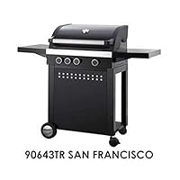  Feuerschale Edelstahl schwarz XL ✔ rund ✔ Grillen mit Holzkohle 