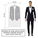 ETERNLEAF Garment Bags Clear 24'' x 43'' Suit Bags (Pack of 6) Garment Covers with Full Zipper for Closet Storage and Travel [Upgraded]