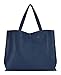 Scarleton Leather Tote Bag for Women, Womens Purses and Handbags, Reversible Tote Bags for Women, Purses for Women, H18420701, Blue/Black
