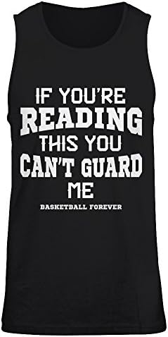 If You're Reading This You Can't Guard Me Basketball Forever T-shirt Bella Canvas - Unisex Jersey Tank Black
