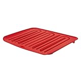Rubbermaid Antimicrobial Drain Board, Red, Large (FG1182MARED)