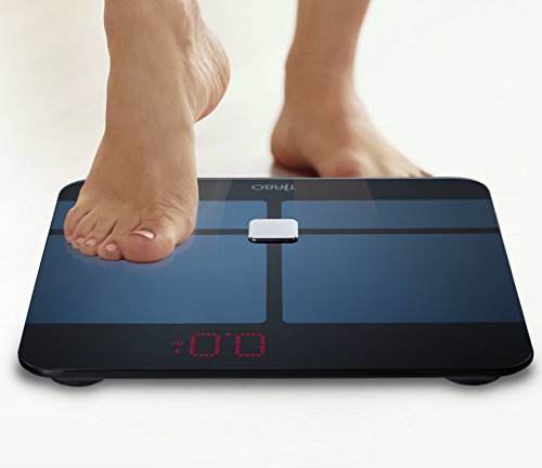 Bluetooth Body Fat Scale BMI -with App for iOS and Android Wireless Digital Bathroom Scale – Measures Body Weight, Body Water, Muscle Ratio, Body Fat, BMI, Bone Mass BMR & Visceral Fat - by Tiabo - Thumbnail 5